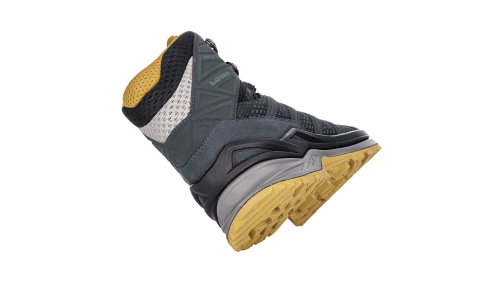 Lowa Lowa Innox Pro GTX Mid Hiking Shoes - Mens, Steel Blue/Mustard, 9, 3107039785-SBUMUS-M-9