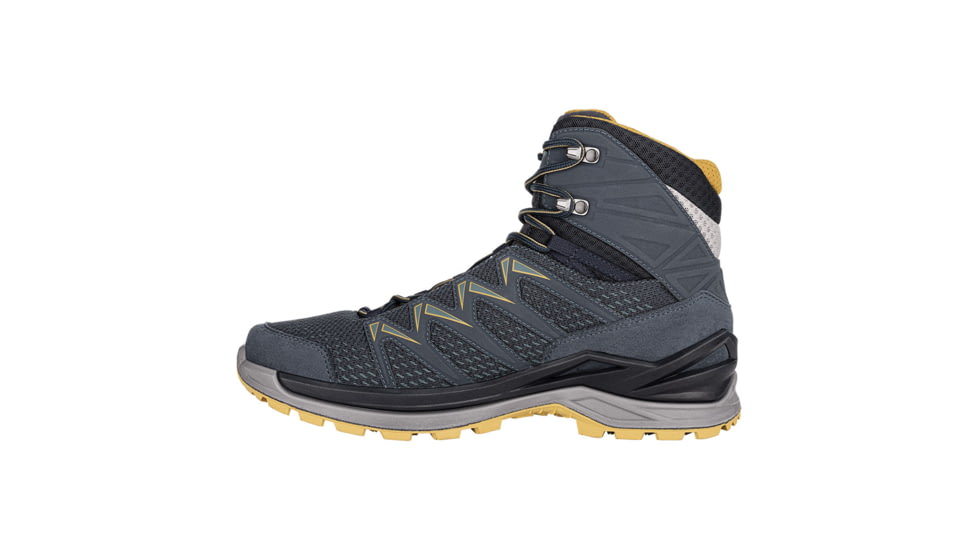 Lowa Lowa Innox Pro GTX Mid Hiking Shoes - Mens, Steel Blue/Mustard, 9, 3107039785-SBUMUS-M-9