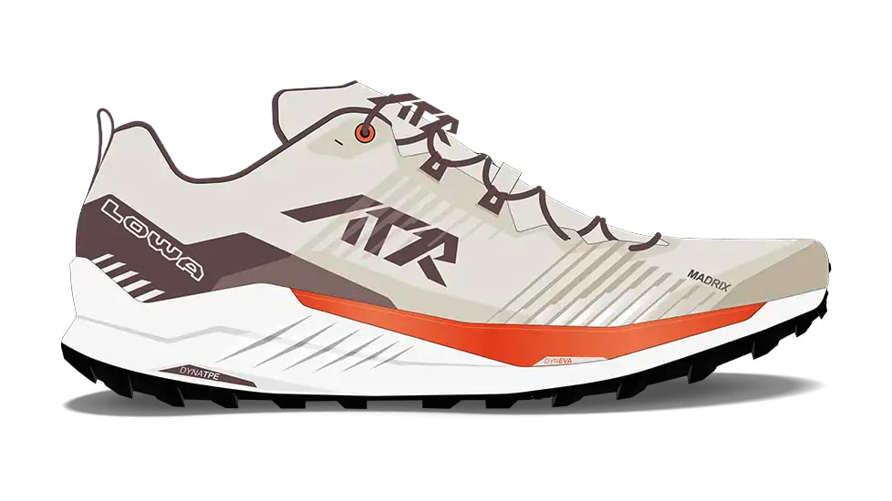 Lowa Madrix Evo - Men's, Burgundy/Flame, 8 US, 3118293753-8-Flame-8
