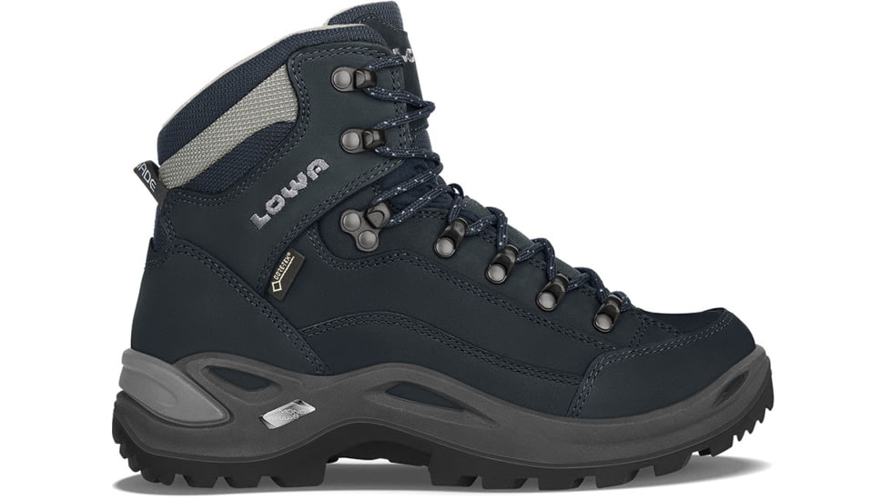 Lowa Renegade GTX Mid Hiking Shoes - Womens, Navy/Grey, 7.5, 3209456930-NAVGRY-M-7.5