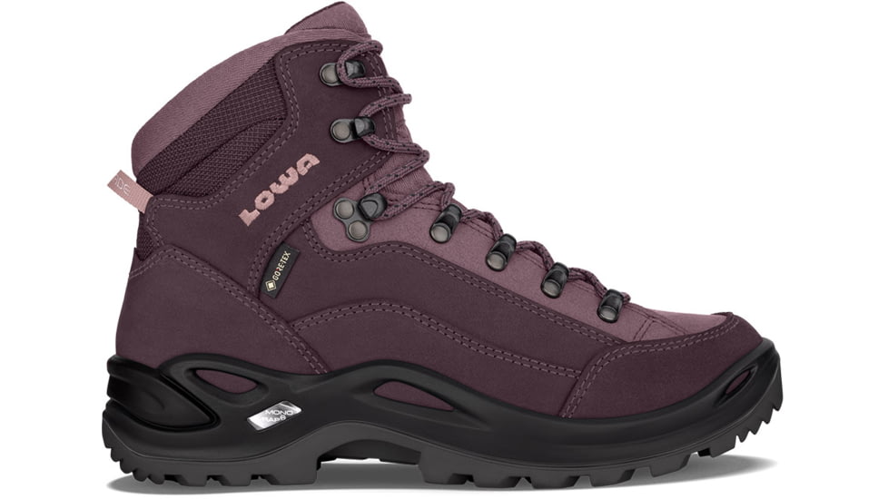 Lowa Renegade GTX Mid Hiking Shoes - Womens, Prune/Mauve, 8, 3209455534-PRNMVE-M-8