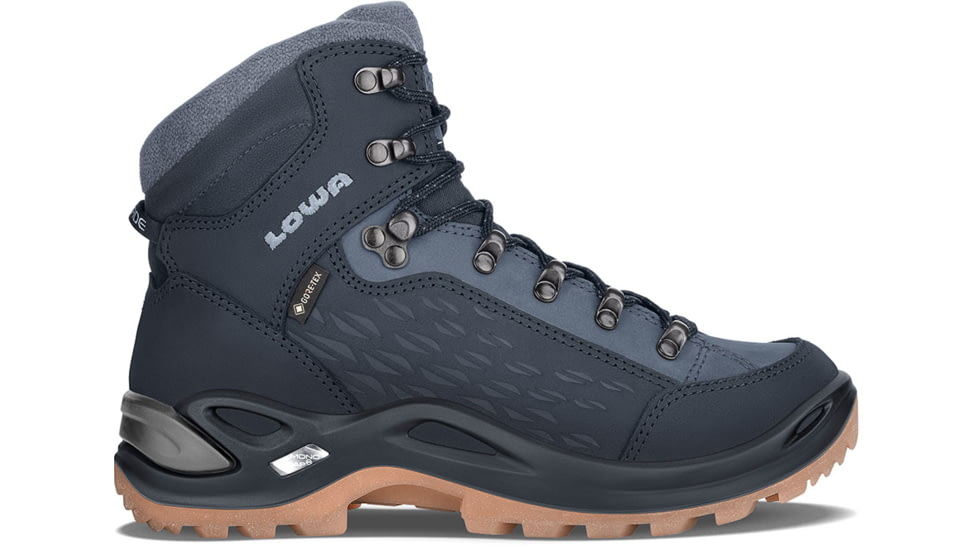 Lowa Renegade Warm GTX Mid Hiking Boots - Women's, Navy/Ice Blue, 7, 4209706917-NAVIBU-M-7