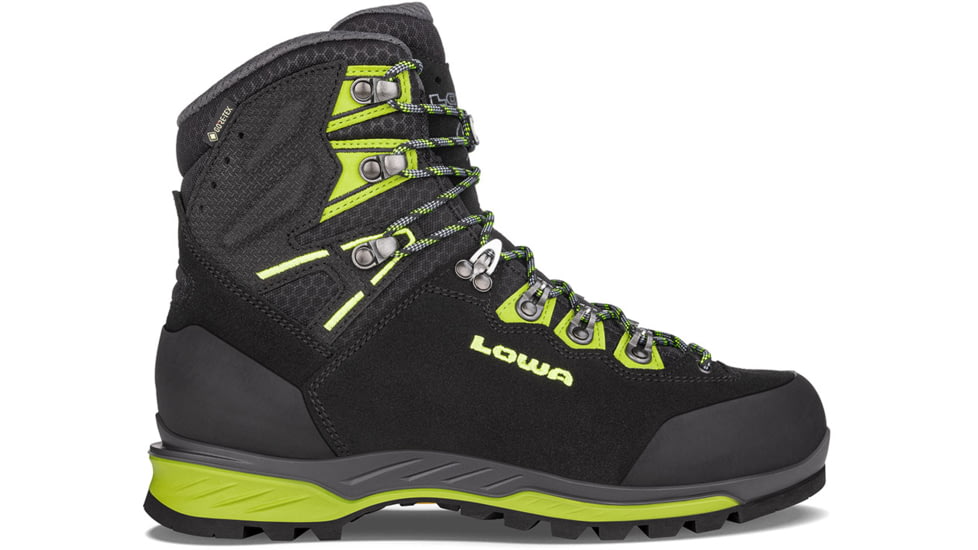 Lowa Ticam Evo GTX Wide Shoes - Men's, Black/Lime, 7.5, 2106099903-B-Wide-7.5