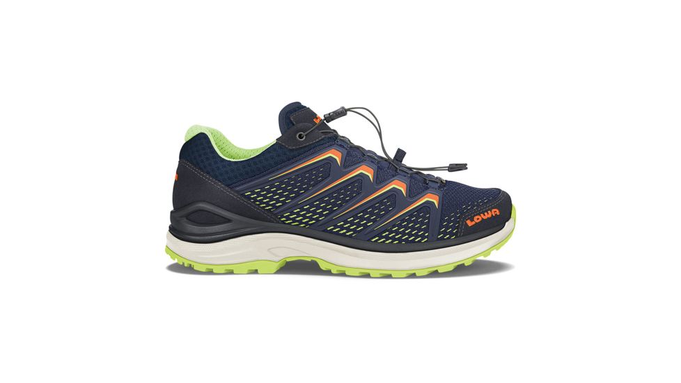 Lowa Maddox GTX Lo Hiking Boots - Mens, Navy/Lime, Medium, 8.5, 3106146903-NAVLIM-MD-8.5