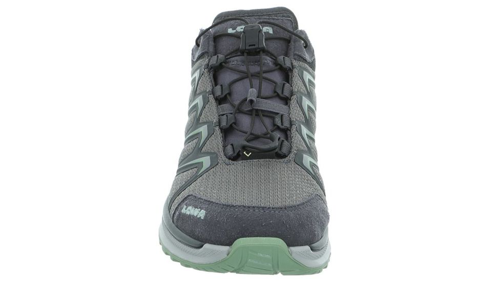 Lowa Maddox GTX Lo Hiking Boots - Womens, Gray/Jade, Medium, 7, 3206099010-GRYJAD-MD-7