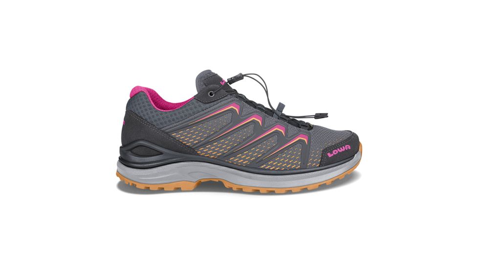 Lowa Maddox GTX Lo Hiking Boots - Womens, Gray/Mandarine, Medium, 10.5, 3206099017-GN-MD-10.5
