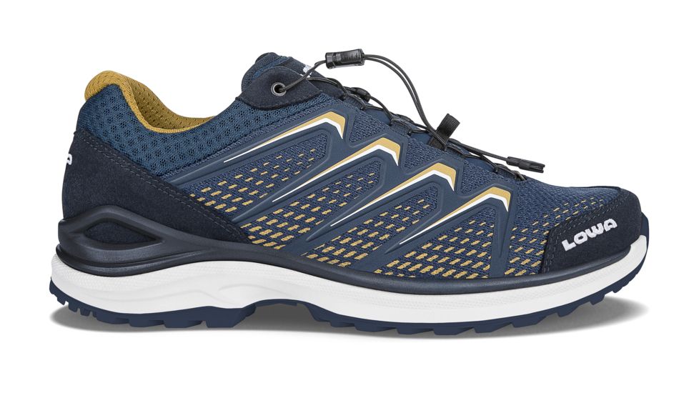 Lowa Maddox GTX Lo Hiking Shoe - Mens, Navy/Mustard, 10, Medium, 3106146948-NAVMUS-M100