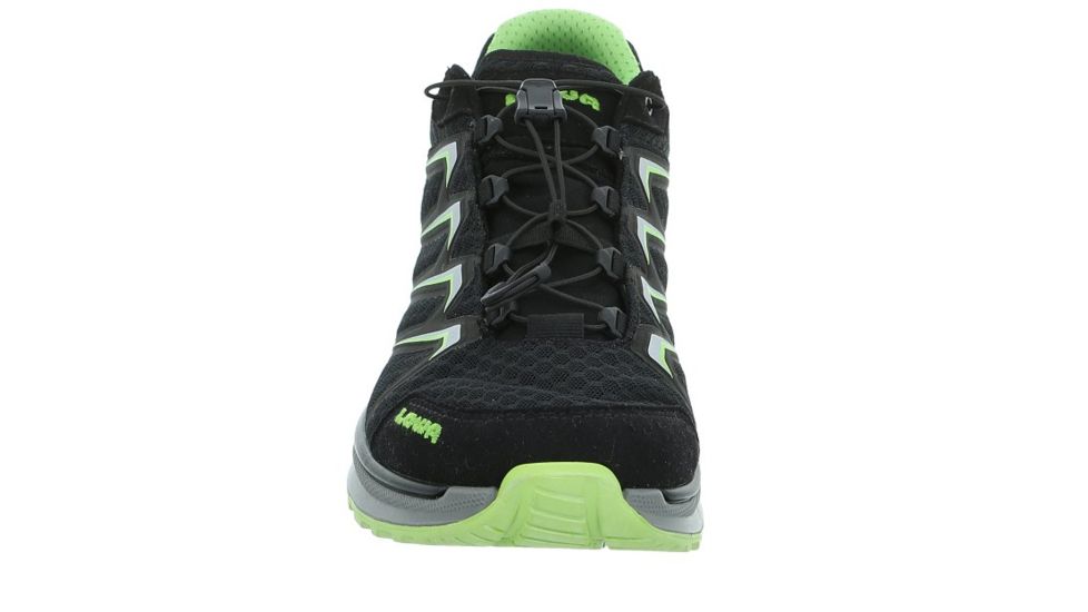 Lowa Maddox Lo Hiking Boots - Mens, Black/Lime, Medium, 10, 3106569903-BLKLIM-MD-10