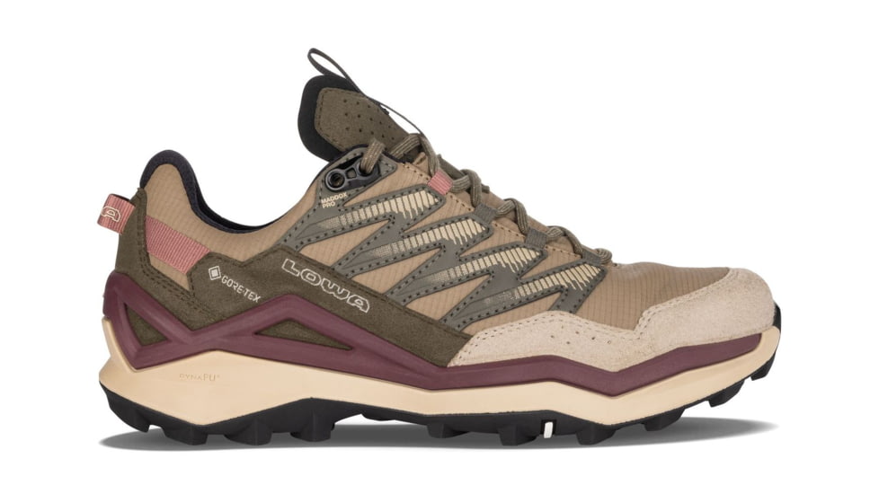Lowa Maddox Pro GTX Lo Hiking Shoes - Women's, Desert/Old Rose, 6.5, 197827041948
