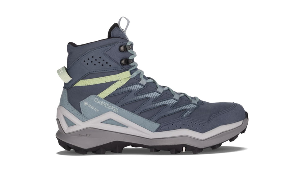 Lowa Maddox Pro GTX Mid Hiking Shoes - Women's, Smoke Blue/Slate Blue, 9.5, 197827046509