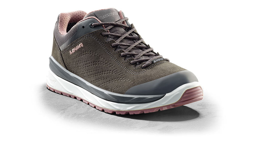 Lowa Malta GTX Lo Shoes - Womens, Anthracite/Rose, 10.5, 3205479707-ANTROS-M-10.5