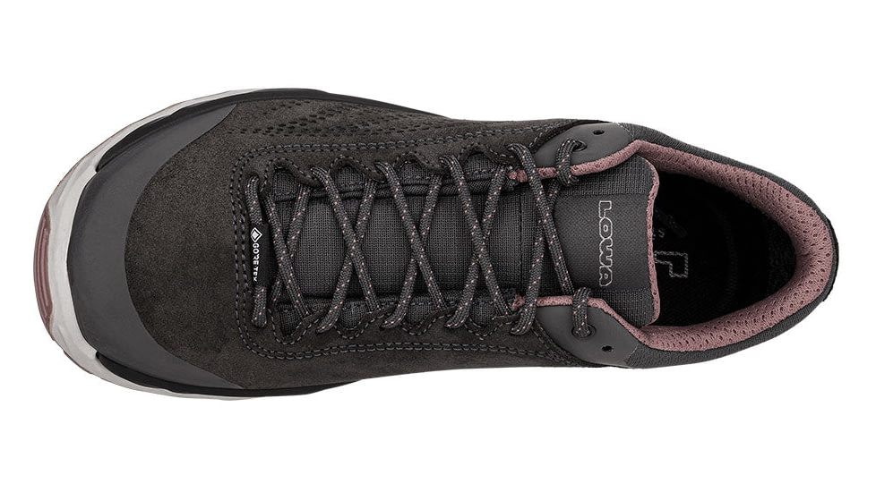 Lowa Malta GTX Lo Shoes - Womens, Anthracite/Rose, 10.5, 3205479707-ANTROS-M-10.5