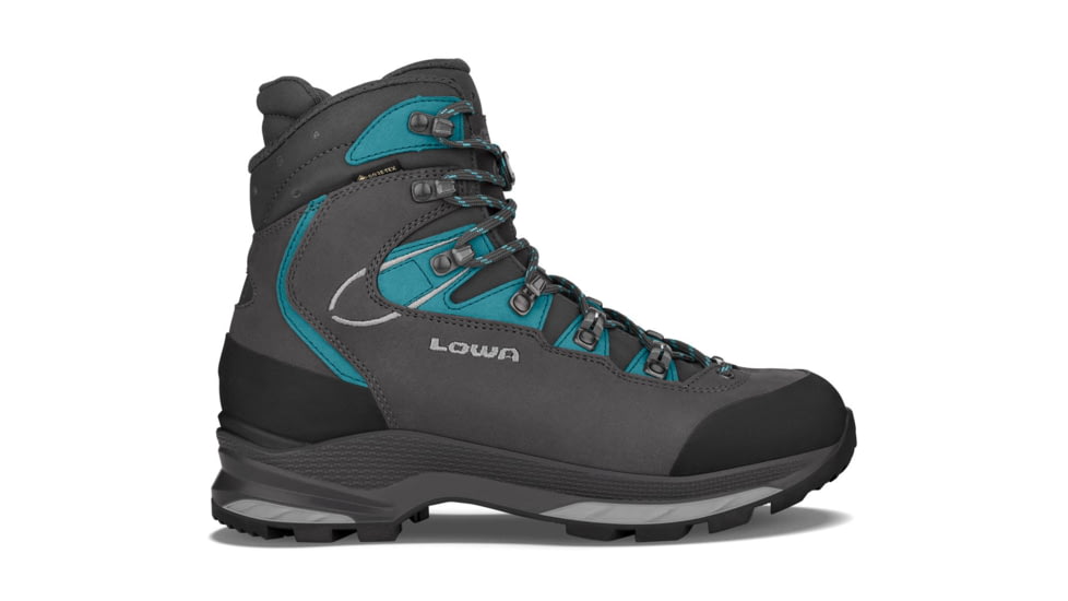 Lowa Mauria Evo GTX Hiking Shoes - Women's, Narrow, Anthracite/Turquoise, 7, 197827047766
