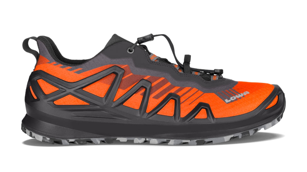Lowa Merger GTX Lo Hiking Boots - Mens, Black/Flame, 10, 3104319960-BLKFLM-M100