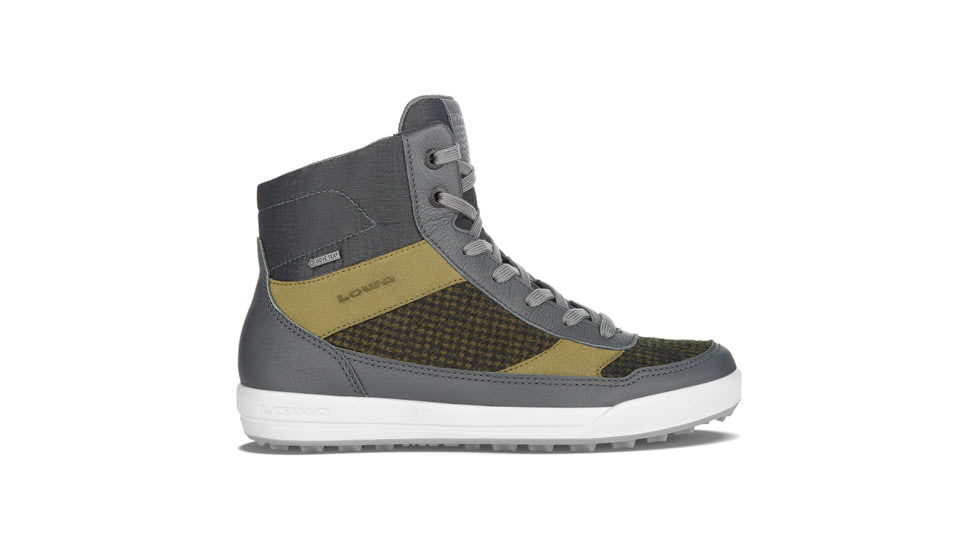 Lowa Moena GTX Winter Shoes - Womens, Grey/Moss, 7 US, Medium, 3208219006-GRYMOS-7 US
