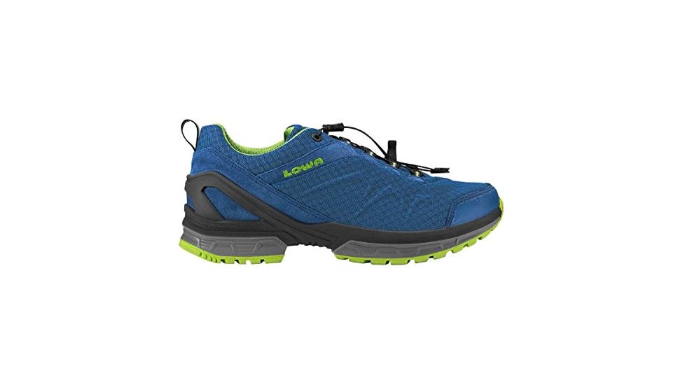 Lowa Onyx GTX Lo Hiking Shoe - Men's-Blue/Lime-Medium-9