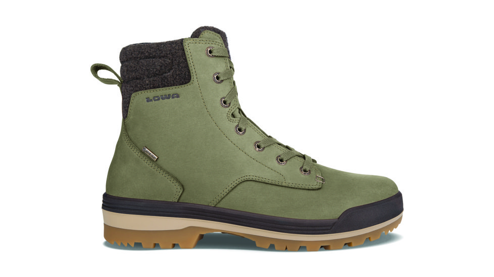 Lowa Oslo II GTX Mid Winter Boot - Mens, Olive/Dark Brown, 10.5, Medium, 4105417893-OLVDBR-M105