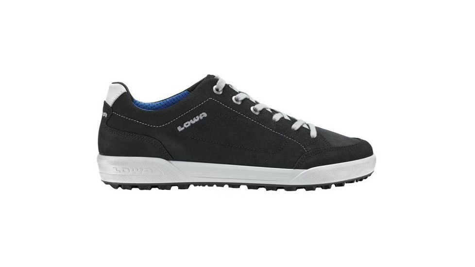 Lowa Palermo Casual Shoe - Men's-Black/Blue-Medium-9