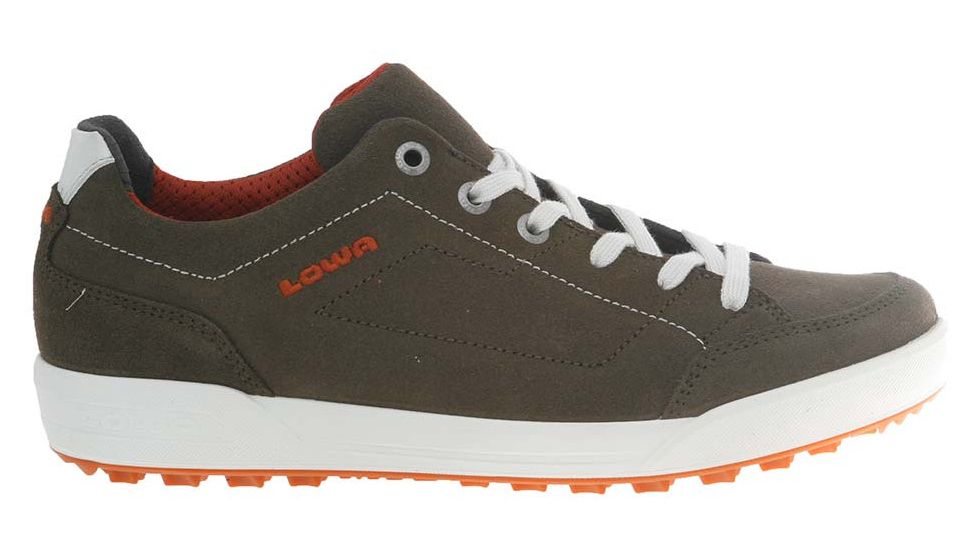 Lowa Palermo Casual Shoe - Men's-Olive/Red-Medium-9