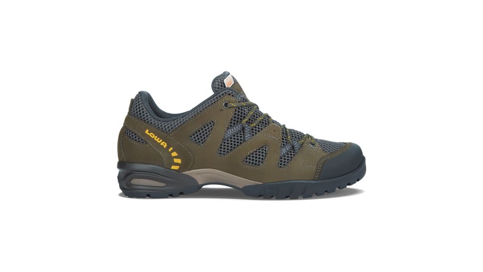 Lowa Phoenix Mesh Lo Hiking Shoe, Medium - Mens, Olive/Mustard, 9 2107277898-M090