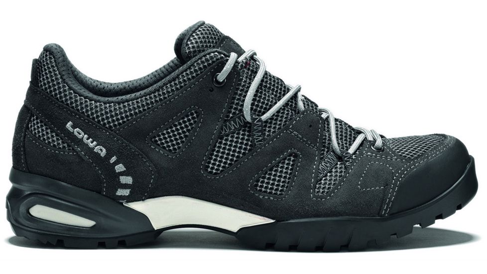 Lowa Phoenix Mesh Lo Hiking Shoe - Men's-Dark Gray-Medium-9