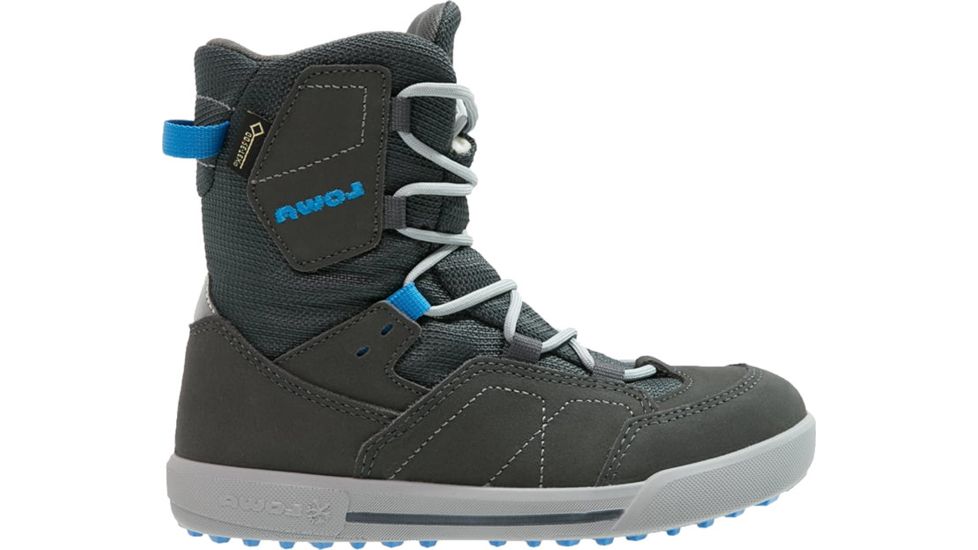 Lowa Raik GTX Mid Winter Boot - Kid's-Anthracite/Blue-13 Kid