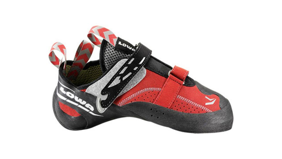 Lowa Red Eagle Velcro Climbing Shoe - Men's-Red/Black-8 US