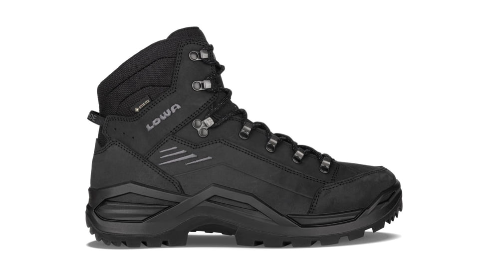 Lowa Renegade Evo GTX Mid Hiking Boots - Men's, Narrow, Deep Black, 7.5, 197827011873
