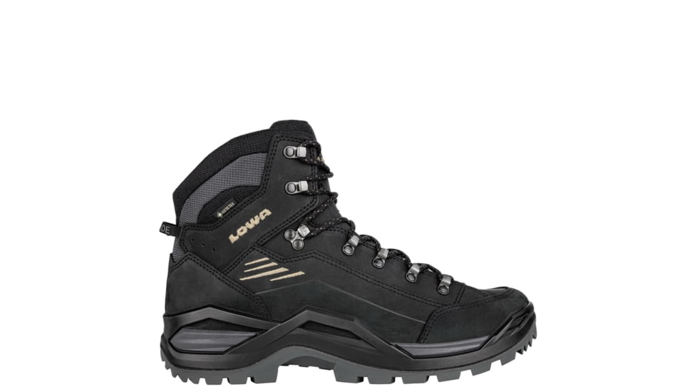 Lowa Renegade Evo GTX Mid Hiking Boots - Men's, Black/Dune, 15, 197827010258
