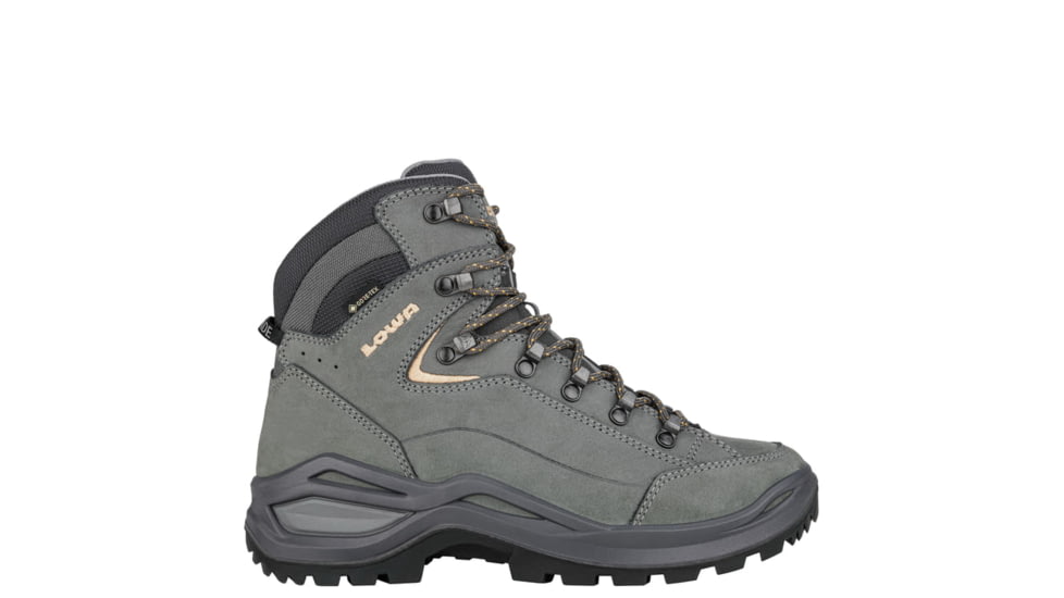 Lowa Renegade Evo GTX Mid Hiking Shoes - Women's, Graphite/Apricot, 7, 197827012153