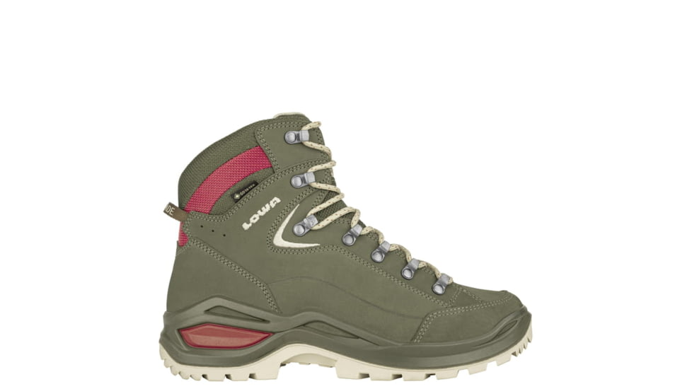 Lowa Renegade Evo GTX Mid Hiking Shoes - Women's, Grey Green/Panna, 10.5, 197827012726