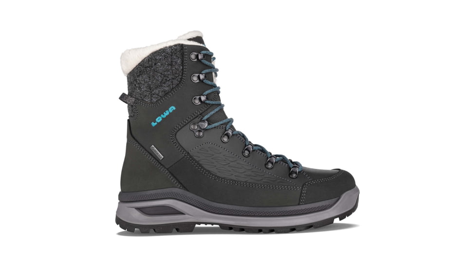 Lowa Renegade Evo Ice GTX Winter Shoes - Womens, Anthracite/Petrol, 7, 4209509776-ANTPET-M-7