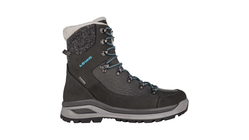 Lowa Renegade Evo Ice GTX Winter Shoes - Womens, Anthracite/Petrol, 7, 4209509776-ANTPET-M-7