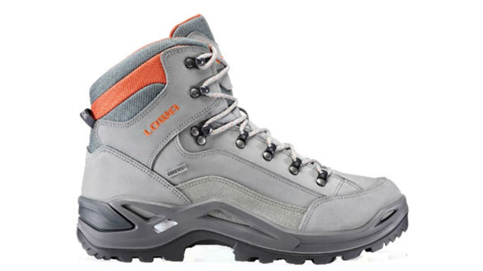 Lowa Renegade GTX Mid Hiking Boot - Men's, Gray/Orange, Medium, 9 US, 193943
