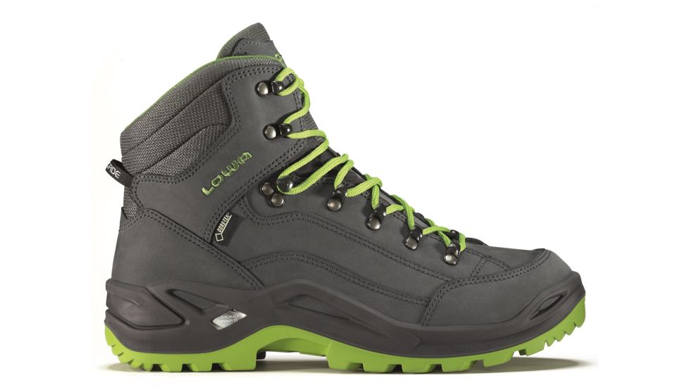 Lowa Renegade GTX Mid Hiking Boot - Men's, Asphalt/Green, Medium, 11 US, 206280