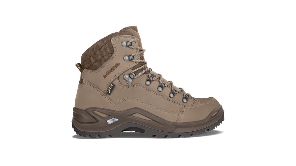Lowa Renegade GTX Mid Hiking Shoes - Men's, Medium, 11 US, Stone/Espresso, 319459542-SS-M-11