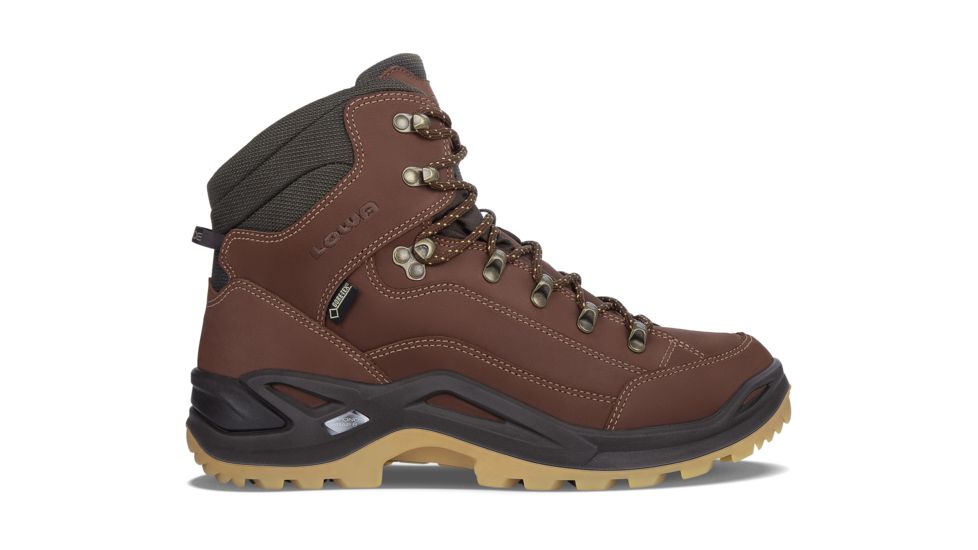 Lowa Renegade GTX Mid Hiking Boot - Men's, Cognac/Dark Brown, 9, Medium, 3109454193-COGDBR-M090