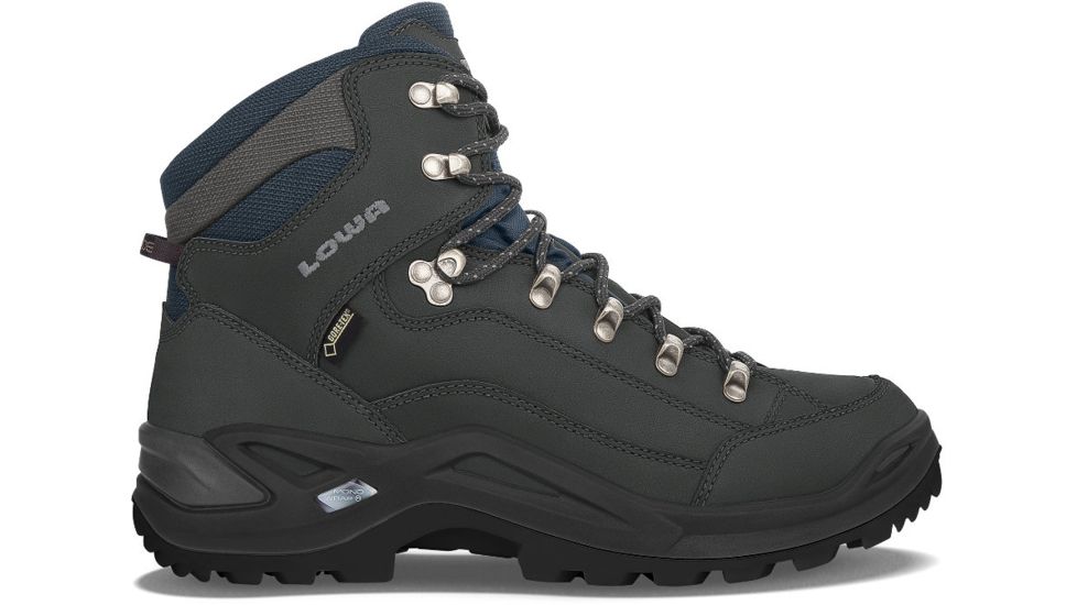 Lowa Renegade GTX Mid Hiking Shoes - Mens, Dark Gray/Navy, 15, Narrow, 3109439449-DGYNAV-M150