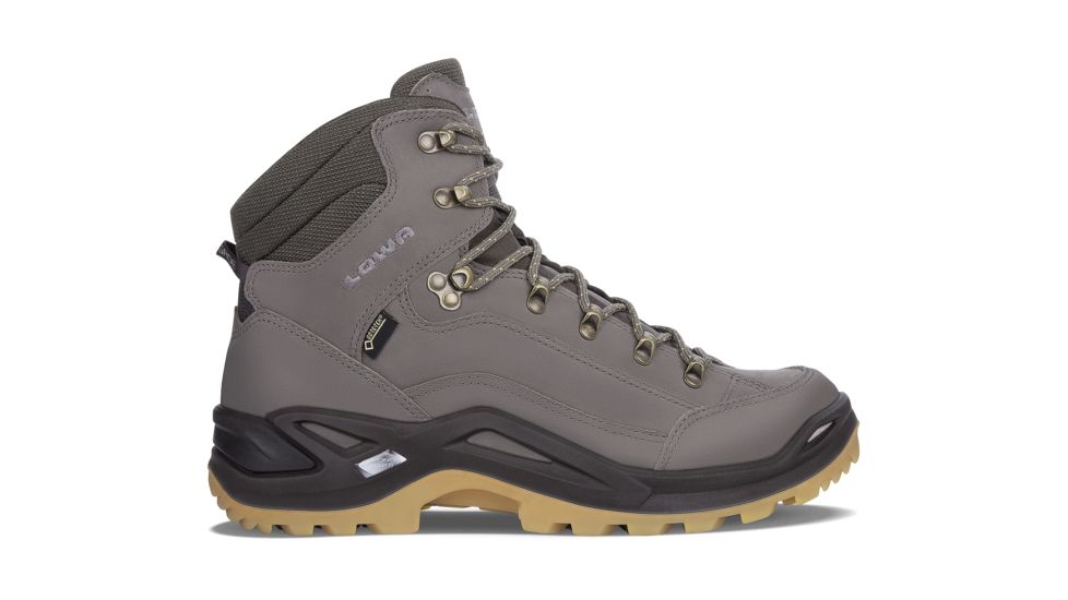 Lowa Renegade GTX Mid Hiking Shoes - Men's, Medium, 7.5 US, Stone/Dark Brown, 3109459593-STNDBR-M075