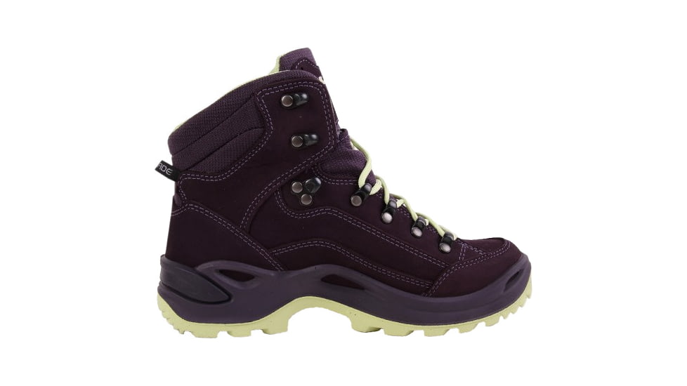 Lowa Renegade GTX Mid Hiking Shoes - Womens, Prune/Mint, Medium, 7