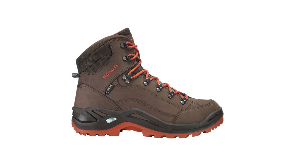 Lowa Renegade GTX Mid Hiking Boot - Men's, Espresso/Rust, 14, 3109454274-M140