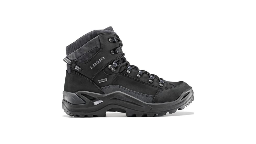 Lowa Renegade GTX Mid Hiking Boot - Men's, Black/Grey, 13, 3109459930-M130