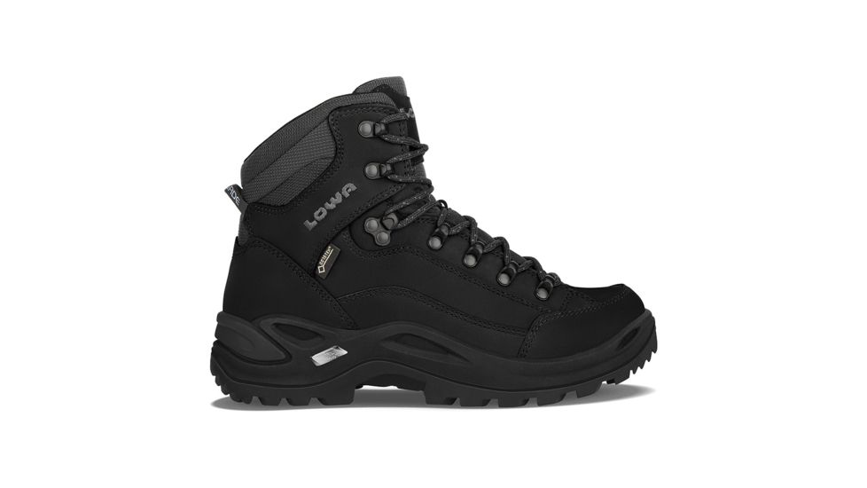Lowa Renegade GTX Mid Hiking Shoes - Womens, Deep Black, Medium, 10, 3209450998-DEPBLK-MD-10