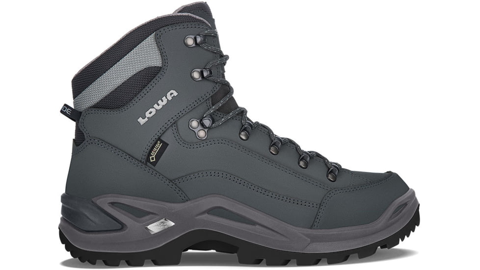 Lowa Renegade GTX Mid Hiking Shoes - Men's, Medium, 10.5 US, Graphite/Light Gray, 3109459726-GRPLGY-10.5 US