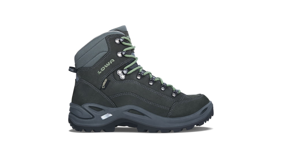 Lowa Renegade GTX Mid Hiking Shoes - Womens, Graphite/Jade, 5.5 US, Medium, 3209459781-GRPJAD-5.5 US