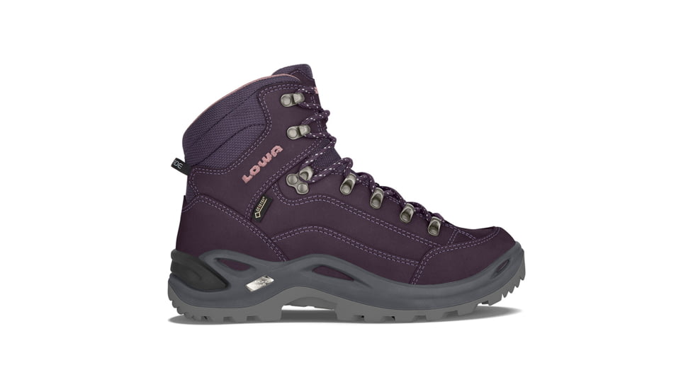 Lowa Renegade GTX Mid Hiking Shoes - Womens, Prune/Rose, 11 US, Medium, 3209455555-PRNRSE-11 US