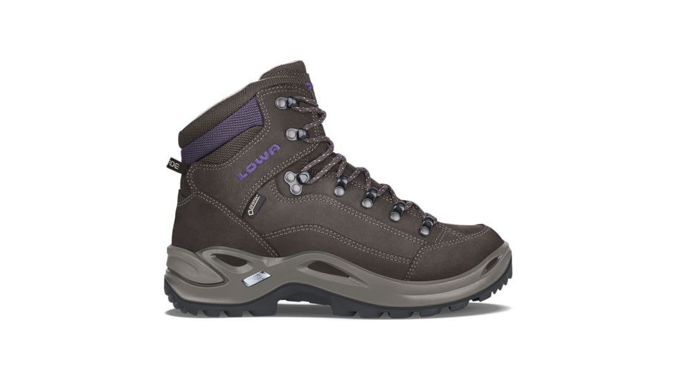 Lowa Renegade GTX Mid Hiking Shoes - Womens, Slate/Blackberry, 5.5 US, Medium, 3209457937-SLBKBE-5.5 US