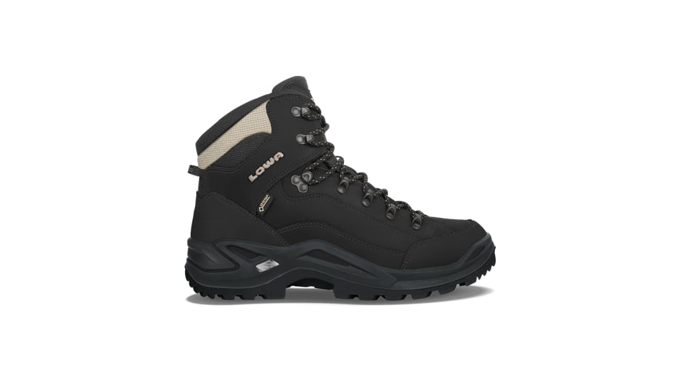 Lowa Renegade GTX Mid iking Boots - Mens, Black/Stone, 9, Medium, 3109459973