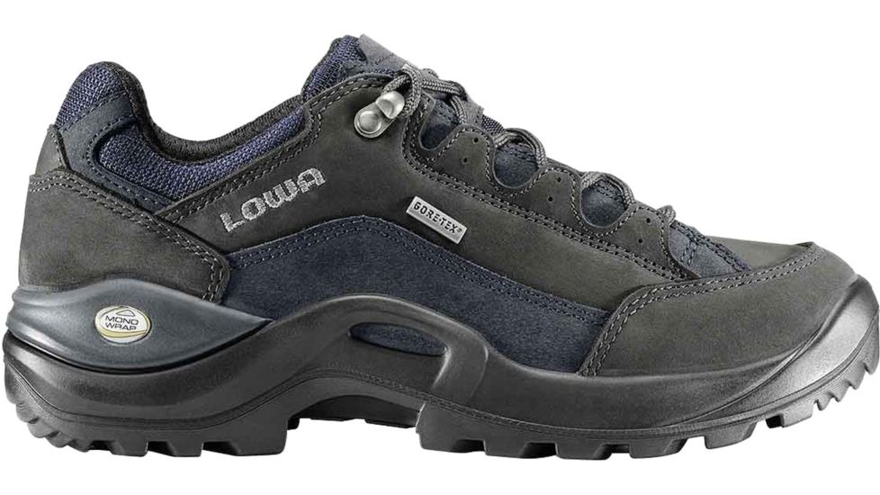 Lowa Renegade II GTX Lo Hiking Shoe - Women's-Dark Grey/Navy-Medium-7