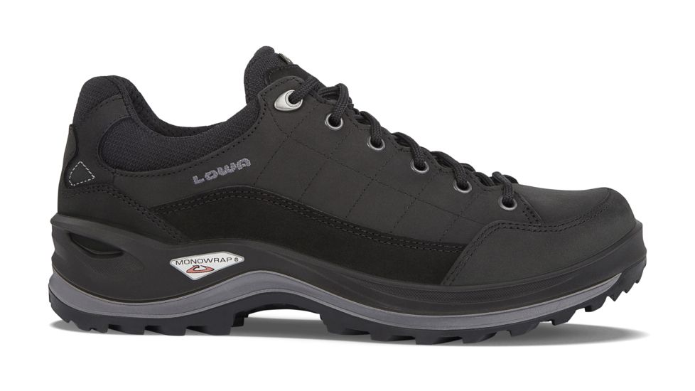 Lowa Renegade III GTX Lo Hiking Shoe - Mens, Black, 11.5, Wide, 3109620999-BLACK-M115